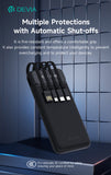 POWERBANK DEVIA KINTONE 4 CAVI INTEGRATI 10000mAh NERO