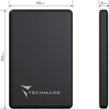TECHMADE POWERBANK SLIM 7.9MM WIRELESS MAGNETICO 5000mah