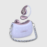 AURICOLARI BLUETOOTH CON CUSTODIA A BORSA - LILLA