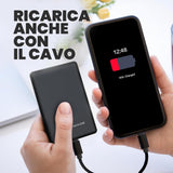 TECHMADE POWERBANK SLIM 15MM WIRELESS MAGNETICO 10000mah