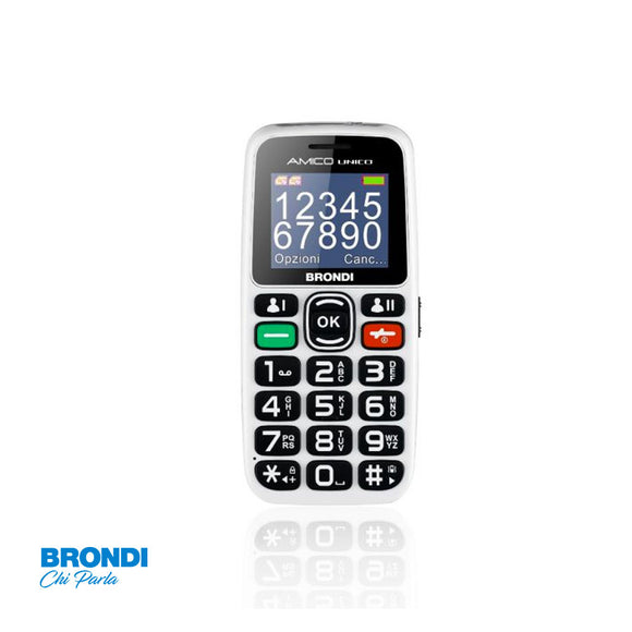 CELLULARE BRONDI AMICO UNICO - BIANCO