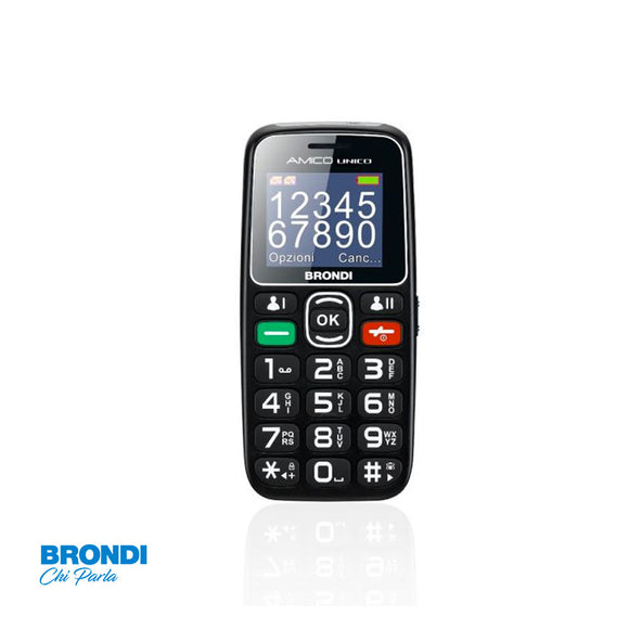 CELLULARE BRONDI AMICO UNICO - NERO