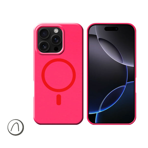 Back Cover Fluid Mag (Fucsia) per IPHONE 16 PRO