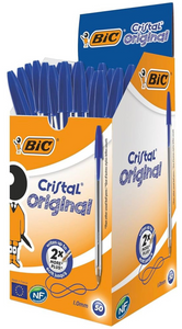 Penna BIC Cristal Original Blu Confezione da 50