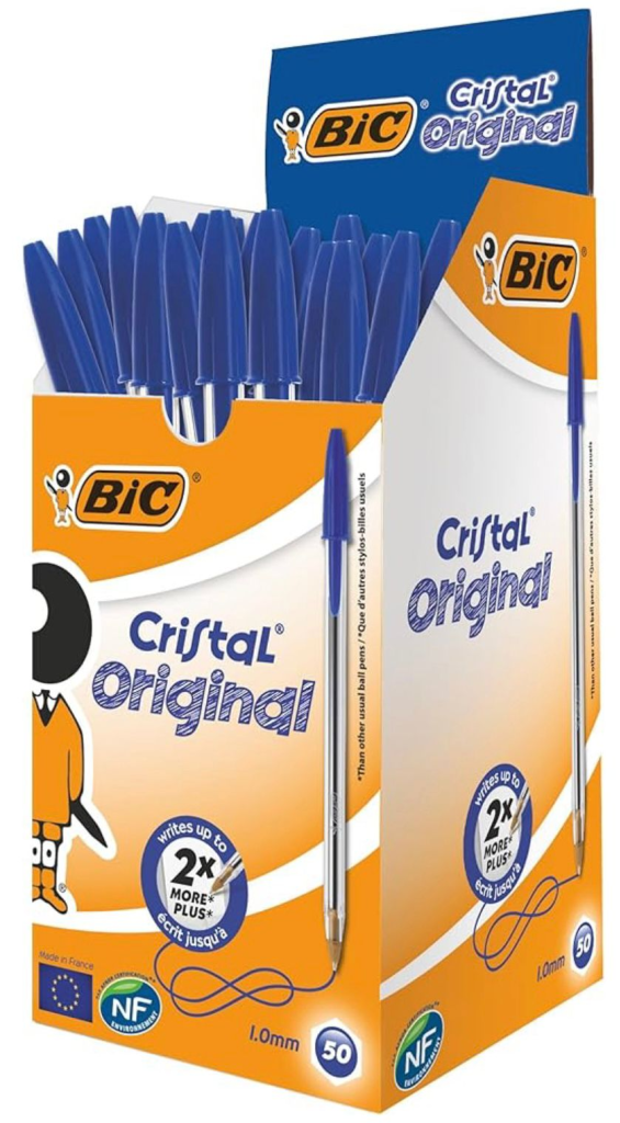 Penna BIC Cristal Original Blu Confezione da 50
