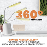 Lampada da Tavolo con Ricarica Wireless Techmade TM-LAMPD3