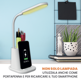 Lampada da Tavolo con Ricarica Wireless Techmade TM-LAMPD3