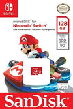 MicroSDXC 128GB Sandisk Nintendo Switch