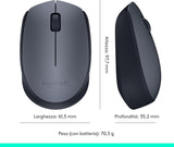 Mouse Logitech M170 Wireless - Grigio