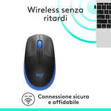 Mouse Logitech M190 Wireless - Blu