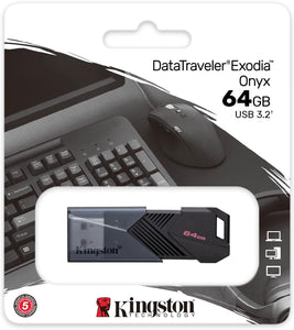 PEN DRIVE 64GB KINGSTON Exodia Onyx  DTXON/64GB USB3.2