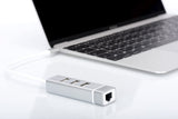 Hub Digitus 3 Porte USB 1 Ethernet DA-70253