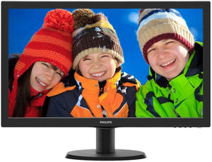 Monitor PC Philips 23,6" LED Full HD 243V5QHSBA