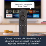 Fire TV Stick telecomando vocale Alexa (con comandi per la TV) modello 2020