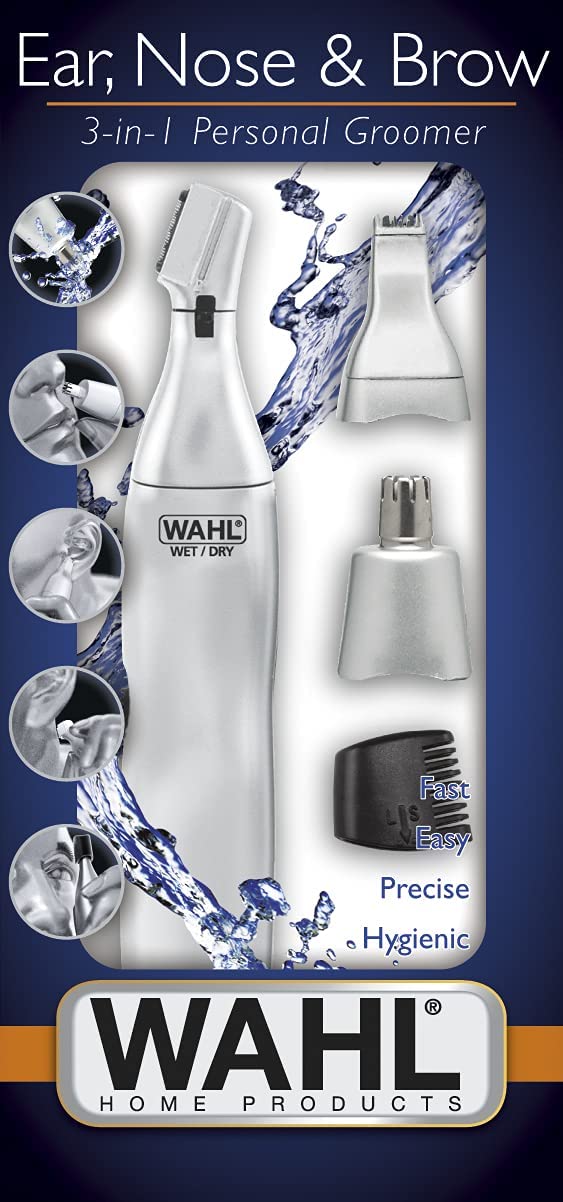 WAHL RASOIO 3IN1 NASO E SOPRACCIGLIA 5545 CON ACCESSORI - BATTERIA