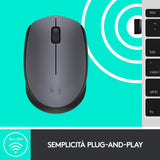 Mouse Logitech M170 Wireless - GRIGIO