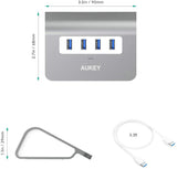 Hub 4 Porte USB AUKEY USB 3.0 - Grigio