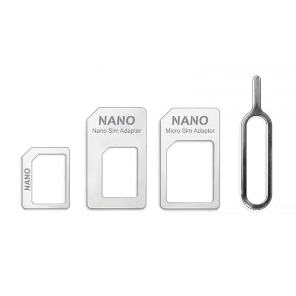 Adattatore per Nano Sim e Micro Sim 3 in 1 Xtreme 50535