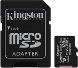 MicroSD 128GB Kingston Classe 10 SDCS2/128GB Canvas Select Plus