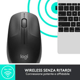 Mouse Logitech M190 Wireless - NERO