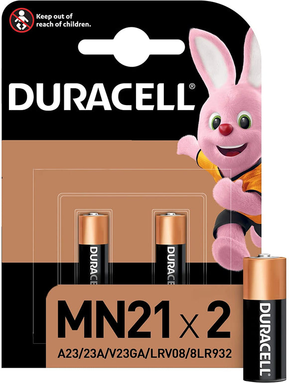 2 BATTERIE DURACELL MN21 12V ALKALINE