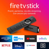 Fire TV Stick con telecomando vocale Alexa Lettore multimediale
