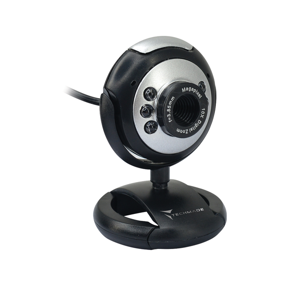 Webcam Techmade USB con Microfono TM-C013