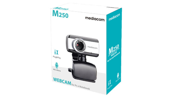 Webcam Mediacom USB con Microfono M250