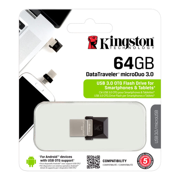 PEN DRIVE 64GB KINGSTON DTDUO3/64GB USB3.0