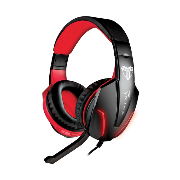 Cuffie con Microfono Techmade TM-FL1 - ROSSO