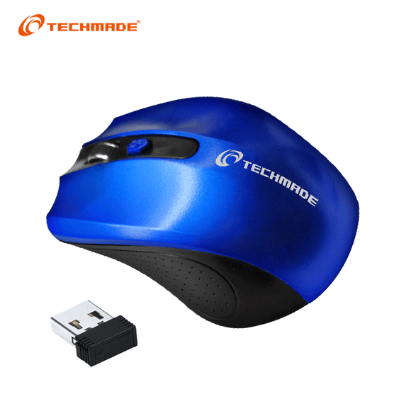 Mouse Wireless Techmade - Blu TM-XJ30-BL