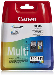 KIT Cartuccia Canon PG-540 Nero CL-541 Colore