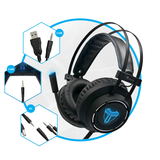 Cuffie con Microfono Techmade TM-M06L - Gaming