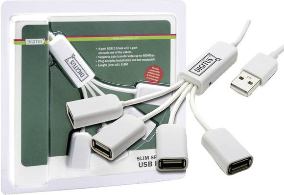 Hub 4 Porte USB Digitus DA70216