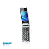 CELLULARE BRONDI Easy phone Amico Sincero - GRIGIO