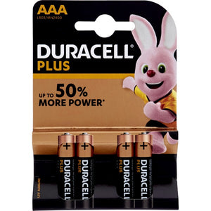 4 Batterie Mini Stilo AAA Duracell Alkaline