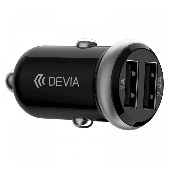 Caricatore Universale da Auto per Smartphone Devia 2 USB