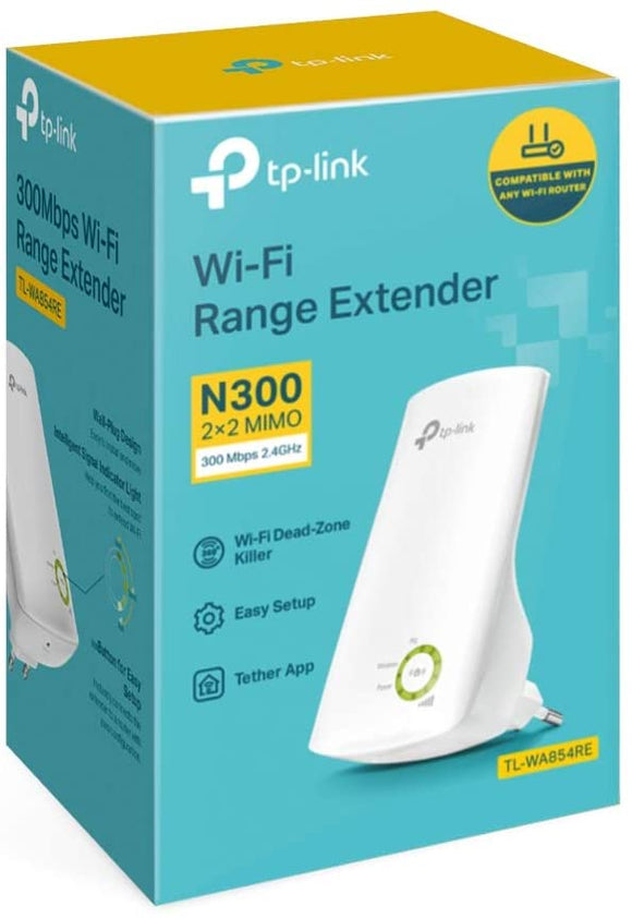 Renge extender TP-Link 300Mbps Wireless TL-WA854RE - Ripetitore di segnale Wifi