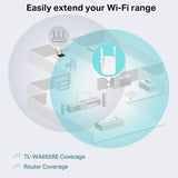 Renge extender TP-Link 300Mbps Wireless TL-WA855RE - Ripetitore di segnale Wifi