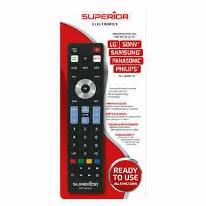 TELECOMANDO UNIVERSALE PER TV E SMART TV - LG / SONY / SAMSUNG / PANASONIC / PHILIPS